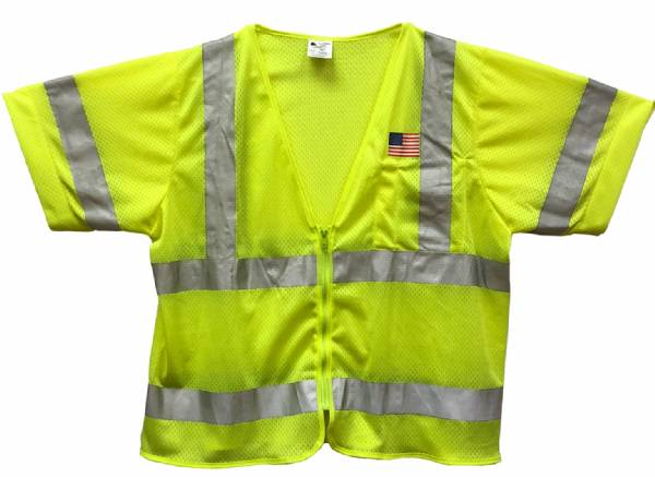 Lime/green ANSI Class 3 Mesh Vest - 4XL
